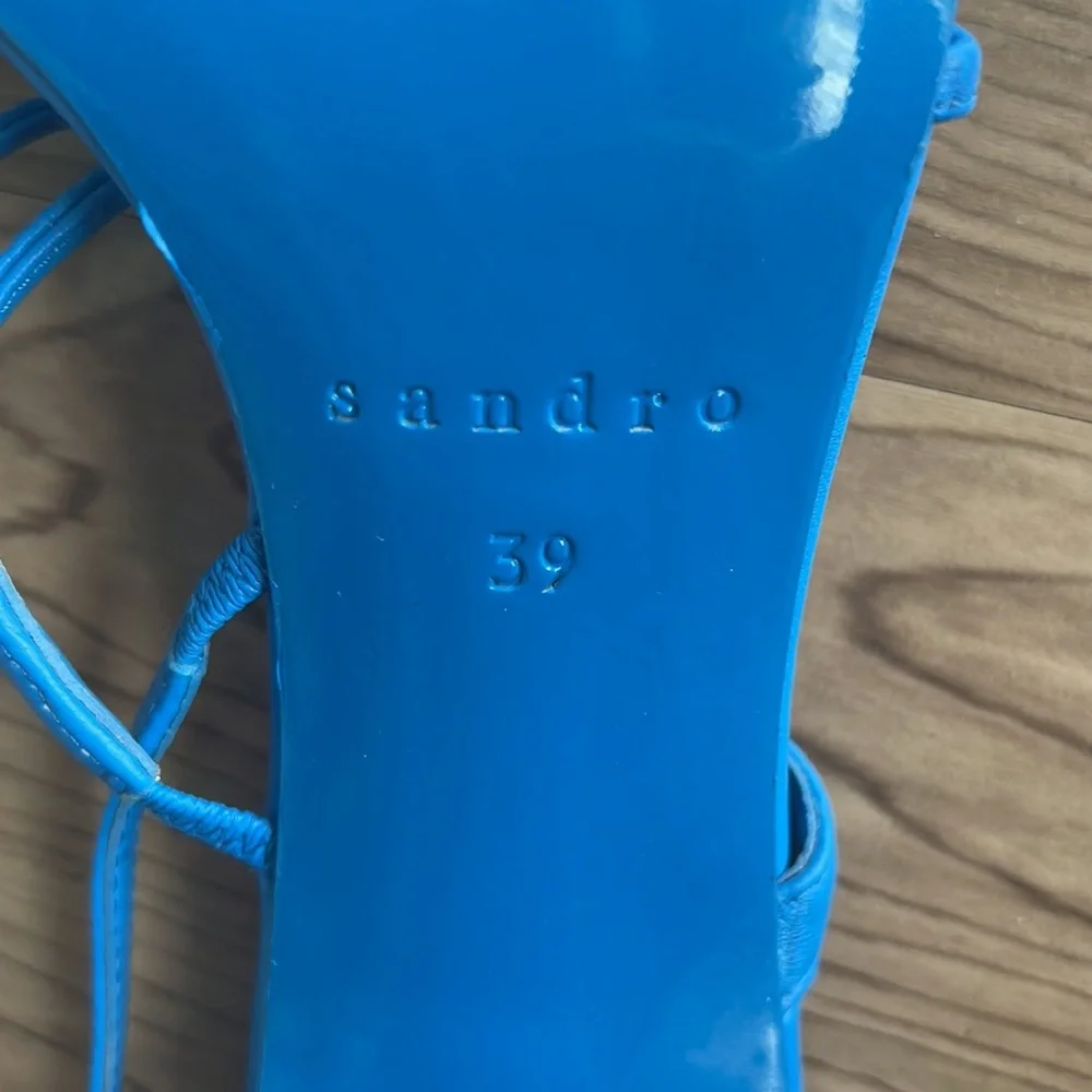 New Sandro Paris blue sandals - Picture 8 of 8